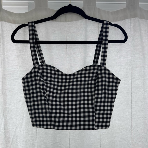 Dynamite Grace High-Rise Gingham Pant and Crop Top, BNWT - Picture 11 of 16